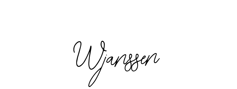 Design your own signature with our free online signature maker. With this signature software, you can create a handwritten (Bearetta-2O07w) signature for name Wjanssen. Wjanssen signature style 12 images and pictures png