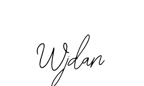 Use a signature maker to create a handwritten signature online. With this signature software, you can design (Bearetta-2O07w) your own signature for name Wjdan. Wjdan signature style 12 images and pictures png