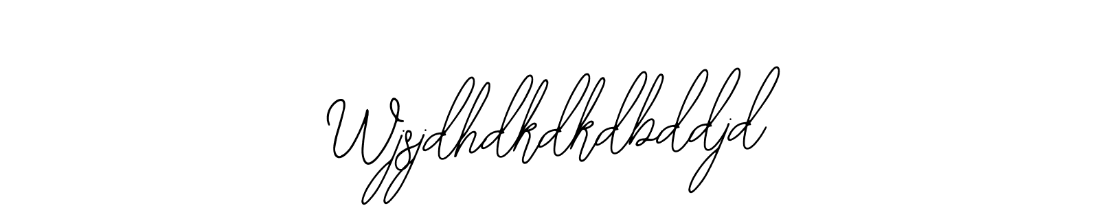 Design your own signature with our free online signature maker. With this signature software, you can create a handwritten (Bearetta-2O07w) signature for name Wjsjdhdkdkdbddjd. Wjsjdhdkdkdbddjd signature style 12 images and pictures png