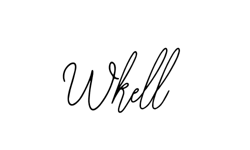 The best way (Bearetta-2O07w) to make a short signature is to pick only two or three words in your name. The name Wkell include a total of six letters. For converting this name. Wkell signature style 12 images and pictures png