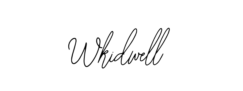 The best way (Bearetta-2O07w) to make a short signature is to pick only two or three words in your name. The name Wkidwell include a total of six letters. For converting this name. Wkidwell signature style 12 images and pictures png