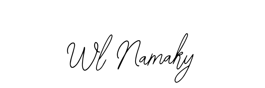 if you are searching for the best signature style for your name Wl Namaky. so please give up your signature search. here we have designed multiple signature styles  using Bearetta-2O07w. Wl Namaky signature style 12 images and pictures png