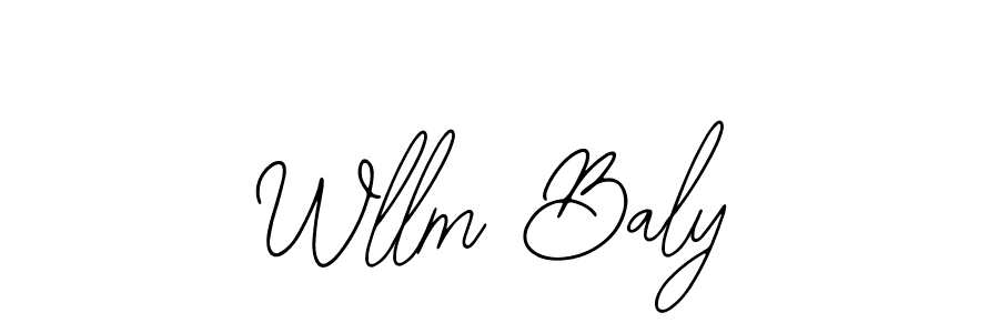 Once you've used our free online signature maker to create your best signature Bearetta-2O07w style, it's time to enjoy all of the benefits that Wllm Baly name signing documents. Wllm Baly signature style 12 images and pictures png