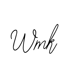 How to make Wmk signature? Bearetta-2O07w is a professional autograph style. Create handwritten signature for Wmk name. Wmk signature style 12 images and pictures png