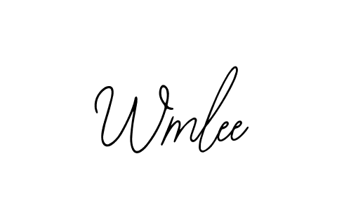Use a signature maker to create a handwritten signature online. With this signature software, you can design (Bearetta-2O07w) your own signature for name Wmlee. Wmlee signature style 12 images and pictures png