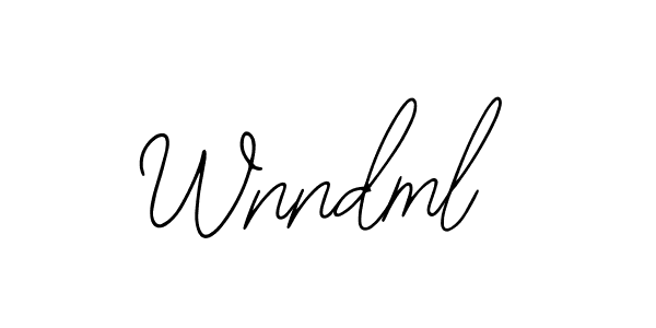 Make a beautiful signature design for name Wnndml. With this signature (Bearetta-2O07w) style, you can create a handwritten signature for free. Wnndml signature style 12 images and pictures png