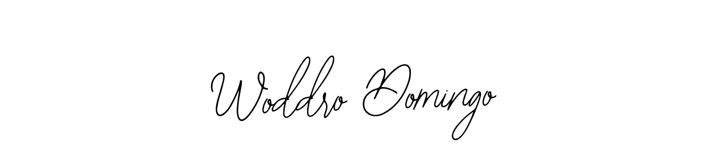 Make a short Woddro Domingo signature style. Manage your documents anywhere anytime using Bearetta-2O07w. Create and add eSignatures, submit forms, share and send files easily. Woddro Domingo signature style 12 images and pictures png