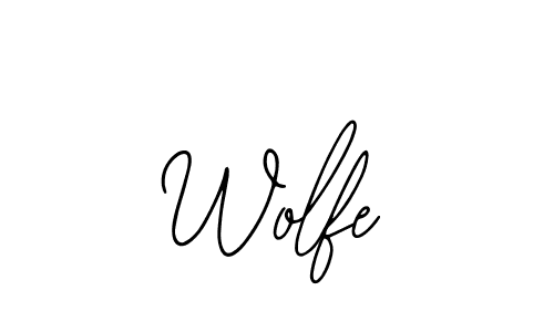 How to make Wolfe signature? Bearetta-2O07w is a professional autograph style. Create handwritten signature for Wolfe name. Wolfe signature style 12 images and pictures png