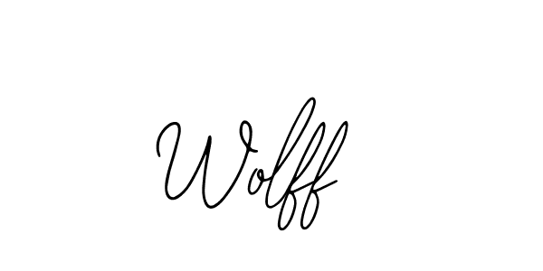 It looks lik you need a new signature style for name Wolff . Design unique handwritten (Bearetta-2O07w) signature with our free signature maker in just a few clicks. Wolff  signature style 12 images and pictures png