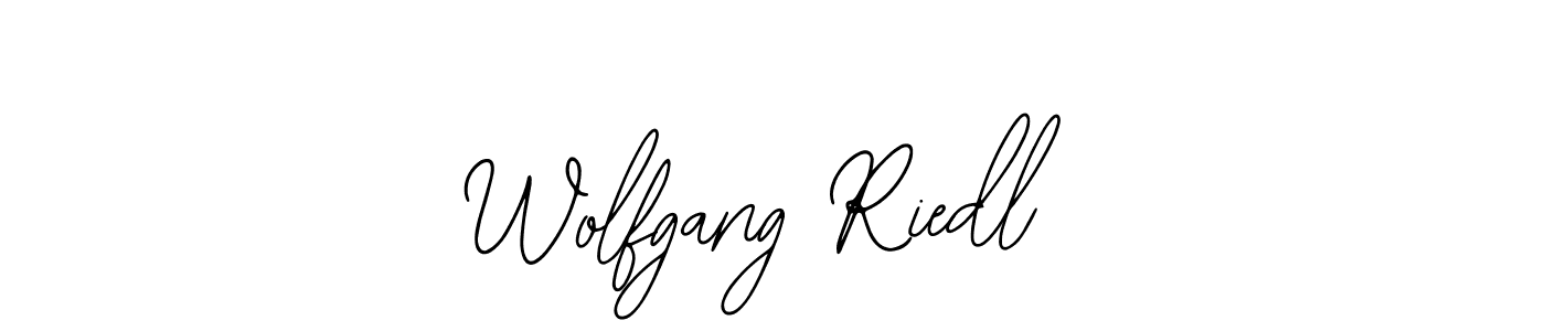 Design your own signature with our free online signature maker. With this signature software, you can create a handwritten (Bearetta-2O07w) signature for name Wolfgang Riedl. Wolfgang Riedl signature style 12 images and pictures png