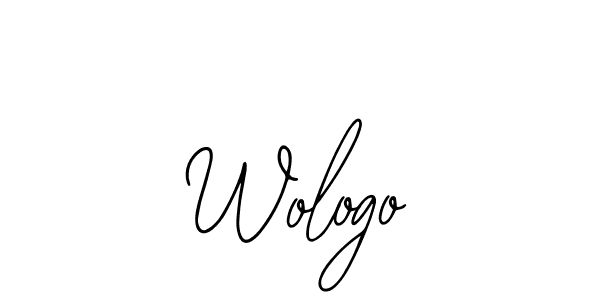 How to make Wologo name signature. Use Bearetta-2O07w style for creating short signs online. This is the latest handwritten sign. Wologo signature style 12 images and pictures png