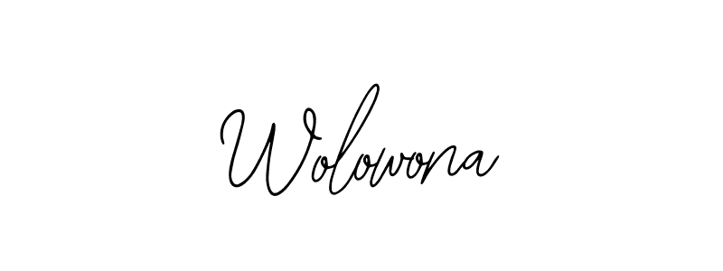 Bearetta-2O07w is a professional signature style that is perfect for those who want to add a touch of class to their signature. It is also a great choice for those who want to make their signature more unique. Get Wolowona name to fancy signature for free. Wolowona signature style 12 images and pictures png