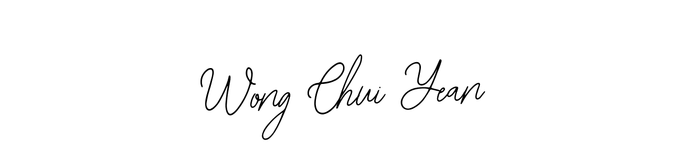 Also You can easily find your signature by using the search form. We will create Wong Chui Yean name handwritten signature images for you free of cost using Bearetta-2O07w sign style. Wong Chui Yean signature style 12 images and pictures png