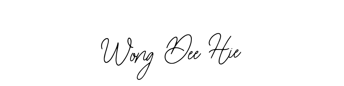 Also we have Wong Dee Hie name is the best signature style. Create professional handwritten signature collection using Bearetta-2O07w autograph style. Wong Dee Hie signature style 12 images and pictures png