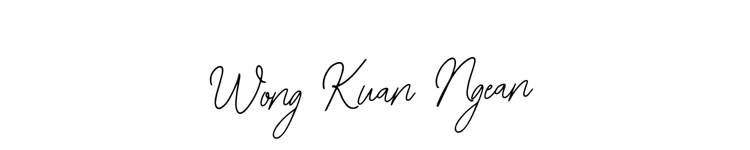 Use a signature maker to create a handwritten signature online. With this signature software, you can design (Bearetta-2O07w) your own signature for name Wong Kuan Ngean. Wong Kuan Ngean signature style 12 images and pictures png