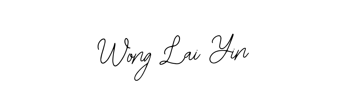 if you are searching for the best signature style for your name Wong Lai Yin. so please give up your signature search. here we have designed multiple signature styles  using Bearetta-2O07w. Wong Lai Yin signature style 12 images and pictures png