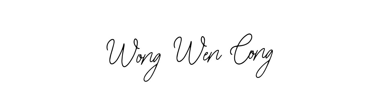 Make a short Wong Wen Cong signature style. Manage your documents anywhere anytime using Bearetta-2O07w. Create and add eSignatures, submit forms, share and send files easily. Wong Wen Cong signature style 12 images and pictures png