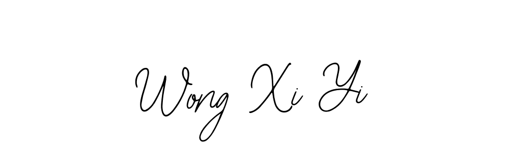 Similarly Bearetta-2O07w is the best handwritten signature design. Signature creator online .You can use it as an online autograph creator for name Wong Xi Yi. Wong Xi Yi signature style 12 images and pictures png