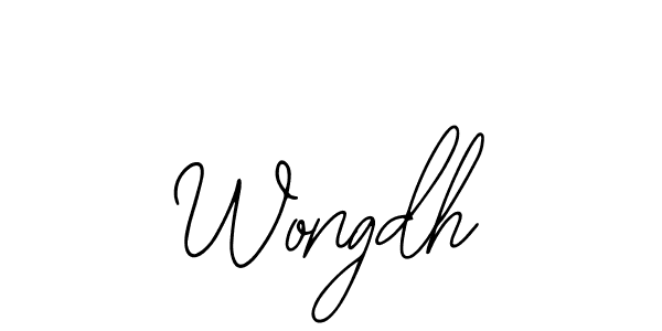 Similarly Bearetta-2O07w is the best handwritten signature design. Signature creator online .You can use it as an online autograph creator for name Wongdh. Wongdh signature style 12 images and pictures png