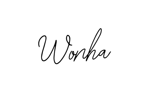 It looks lik you need a new signature style for name Wonha. Design unique handwritten (Bearetta-2O07w) signature with our free signature maker in just a few clicks. Wonha signature style 12 images and pictures png