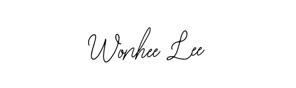 Make a beautiful signature design for name Wonhee Lee. With this signature (Bearetta-2O07w) style, you can create a handwritten signature for free. Wonhee Lee signature style 12 images and pictures png