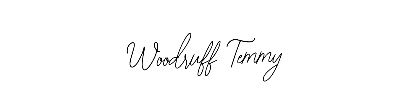 Use a signature maker to create a handwritten signature online. With this signature software, you can design (Bearetta-2O07w) your own signature for name Woodruff Temmy. Woodruff Temmy signature style 12 images and pictures png