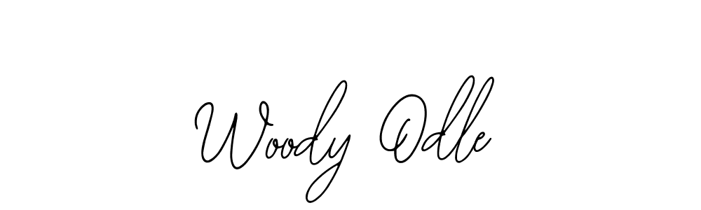 How to make Woody Odle name signature. Use Bearetta-2O07w style for creating short signs online. This is the latest handwritten sign. Woody Odle signature style 12 images and pictures png