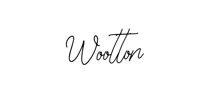 How to make Wootton signature? Bearetta-2O07w is a professional autograph style. Create handwritten signature for Wootton name. Wootton signature style 12 images and pictures png