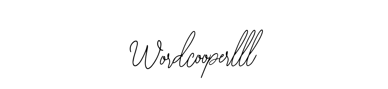 How to make Wordcooperlll signature? Bearetta-2O07w is a professional autograph style. Create handwritten signature for Wordcooperlll name. Wordcooperlll signature style 12 images and pictures png
