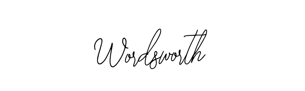 Best and Professional Signature Style for Wordsworth. Bearetta-2O07w Best Signature Style Collection. Wordsworth signature style 12 images and pictures png
