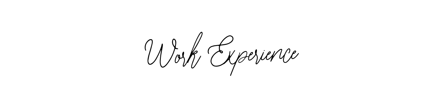 See photos of Work Experience official signature by Spectra . Check more albums & portfolios. Read reviews & check more about Bearetta-2O07w font. Work Experience signature style 12 images and pictures png