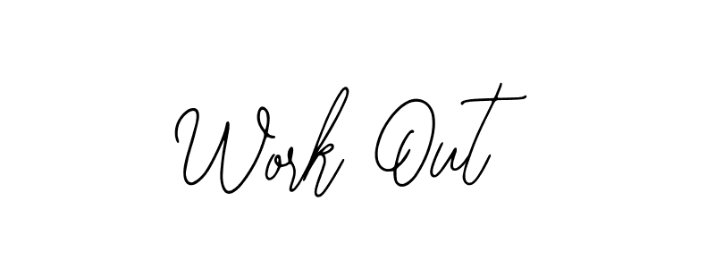if you are searching for the best signature style for your name Work Out. so please give up your signature search. here we have designed multiple signature styles  using Bearetta-2O07w. Work Out signature style 12 images and pictures png