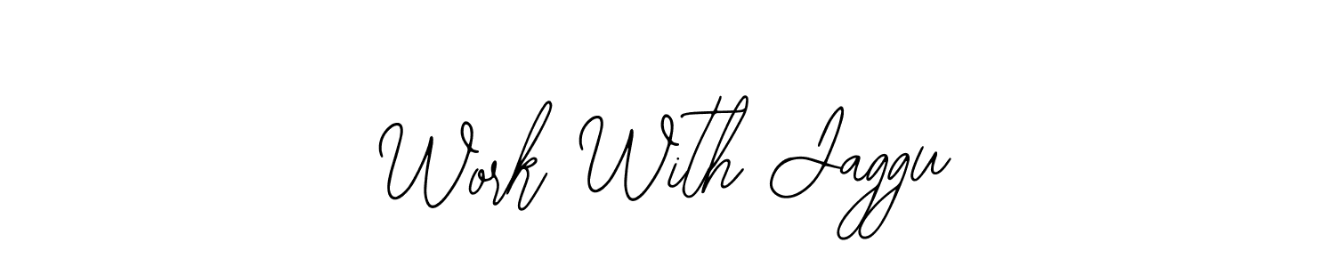 Also You can easily find your signature by using the search form. We will create Work With Jaggu name handwritten signature images for you free of cost using Bearetta-2O07w sign style. Work With Jaggu signature style 12 images and pictures png
