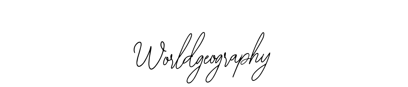 Similarly Bearetta-2O07w is the best handwritten signature design. Signature creator online .You can use it as an online autograph creator for name Worldgeography. Worldgeography signature style 12 images and pictures png