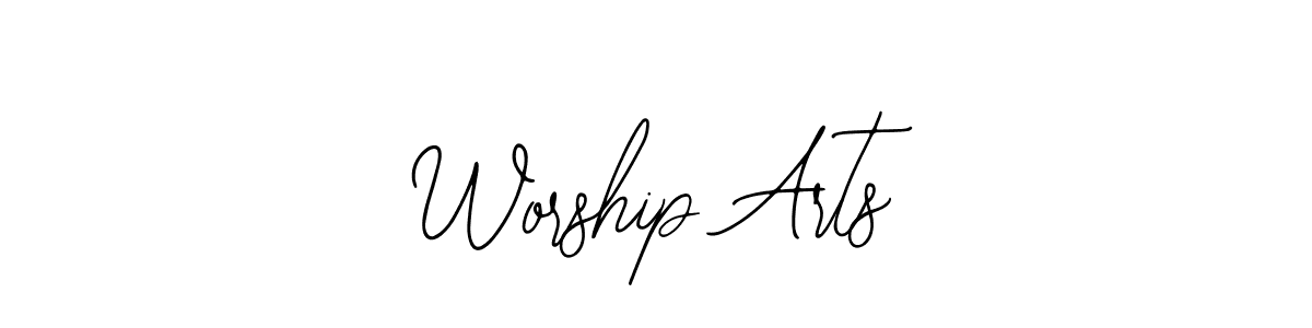 You should practise on your own different ways (Bearetta-2O07w) to write your name (Worship Arts) in signature. don't let someone else do it for you. Worship Arts signature style 12 images and pictures png