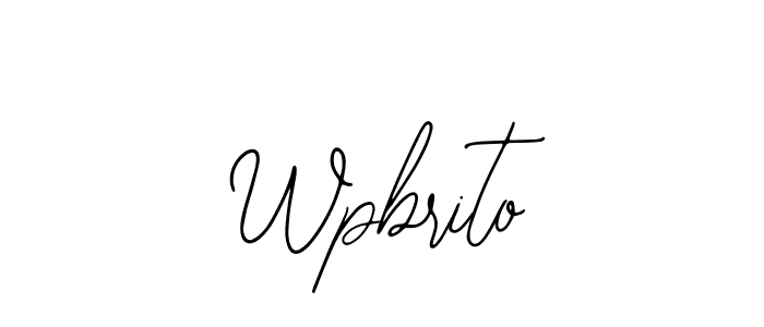 if you are searching for the best signature style for your name Wpbrito. so please give up your signature search. here we have designed multiple signature styles  using Bearetta-2O07w. Wpbrito signature style 12 images and pictures png