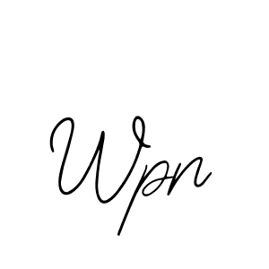 Make a beautiful signature design for name Wpn. With this signature (Bearetta-2O07w) style, you can create a handwritten signature for free. Wpn signature style 12 images and pictures png