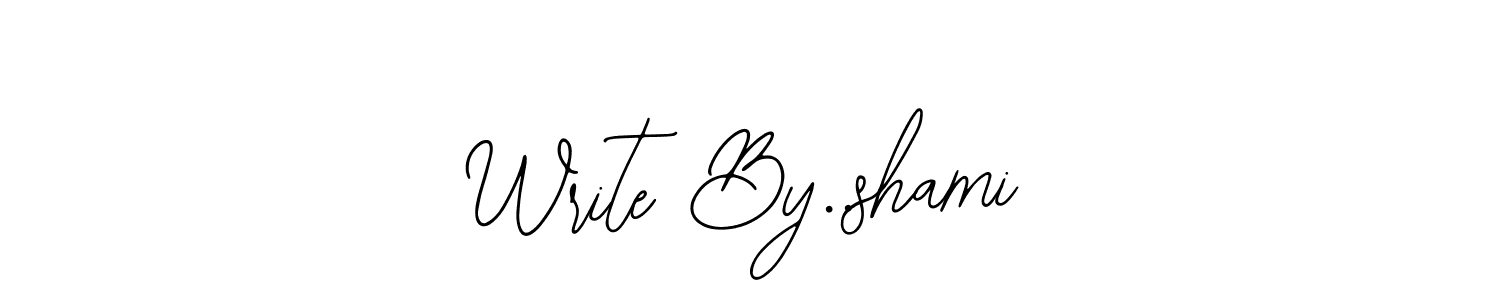 You can use this online signature creator to create a handwritten signature for the name Write By..shami. This is the best online autograph maker. Write By..shami signature style 12 images and pictures png