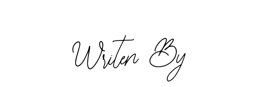 Make a beautiful signature design for name Writen By. Use this online signature maker to create a handwritten signature for free. Writen By signature style 12 images and pictures png