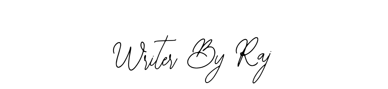 if you are searching for the best signature style for your name Writer By Raj. so please give up your signature search. here we have designed multiple signature styles  using Bearetta-2O07w. Writer By Raj signature style 12 images and pictures png