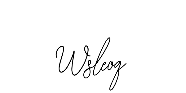 Here are the top 10 professional signature styles for the name Wsleoq. These are the best autograph styles you can use for your name. Wsleoq signature style 12 images and pictures png