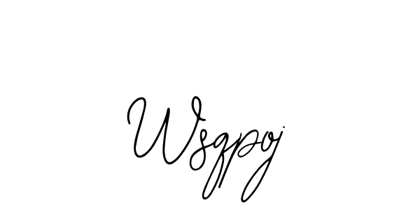 How to Draw Wsqpoj signature style? Bearetta-2O07w is a latest design signature styles for name Wsqpoj. Wsqpoj signature style 12 images and pictures png
