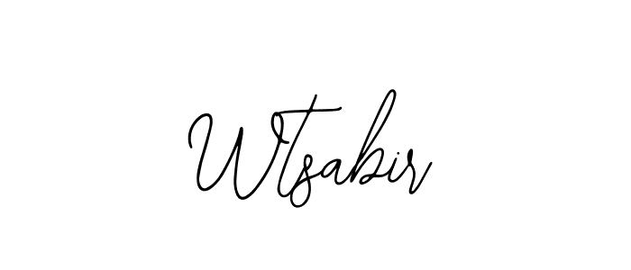 It looks lik you need a new signature style for name Wtsabir. Design unique handwritten (Bearetta-2O07w) signature with our free signature maker in just a few clicks. Wtsabir signature style 12 images and pictures png