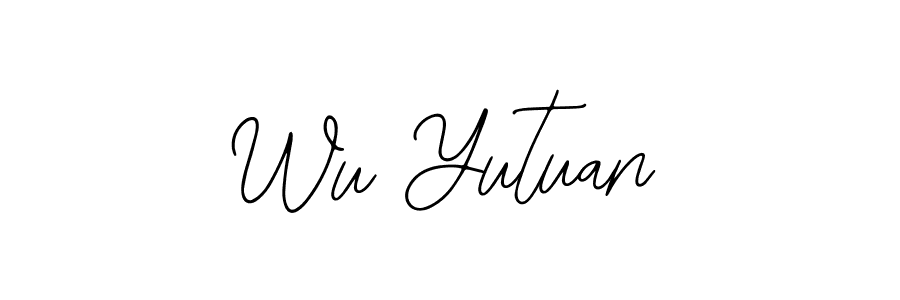 This is the best signature style for the Wu Yutuan name. Also you like these signature font (Bearetta-2O07w). Mix name signature. Wu Yutuan signature style 12 images and pictures png