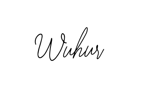 if you are searching for the best signature style for your name Wuhur. so please give up your signature search. here we have designed multiple signature styles  using Bearetta-2O07w. Wuhur signature style 12 images and pictures png