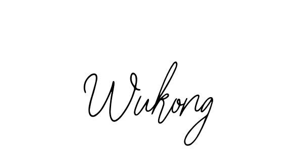 How to make Wukong signature? Bearetta-2O07w is a professional autograph style. Create handwritten signature for Wukong name. Wukong signature style 12 images and pictures png