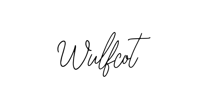 The best way (Bearetta-2O07w) to make a short signature is to pick only two or three words in your name. The name Wulfcot include a total of six letters. For converting this name. Wulfcot signature style 12 images and pictures png