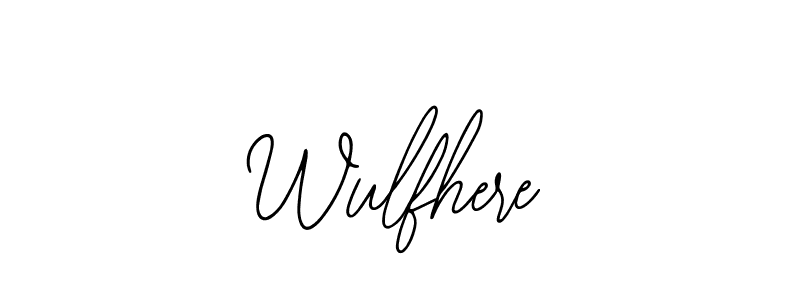 Design your own signature with our free online signature maker. With this signature software, you can create a handwritten (Bearetta-2O07w) signature for name Wulfhere. Wulfhere signature style 12 images and pictures png
