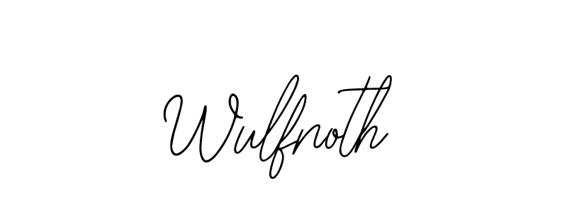 Make a beautiful signature design for name Wulfnoth. With this signature (Bearetta-2O07w) style, you can create a handwritten signature for free. Wulfnoth signature style 12 images and pictures png