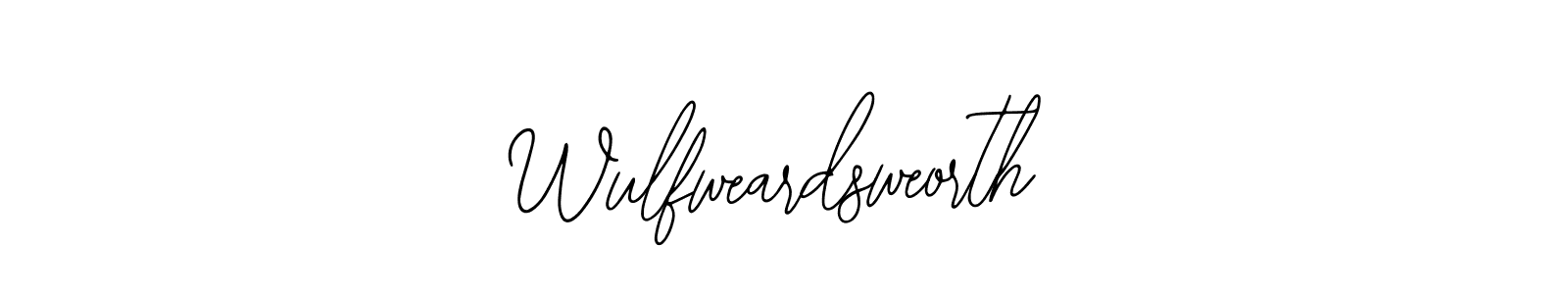 Wulfweardsweorth stylish signature style. Best Handwritten Sign (Bearetta-2O07w) for my name. Handwritten Signature Collection Ideas for my name Wulfweardsweorth. Wulfweardsweorth signature style 12 images and pictures png